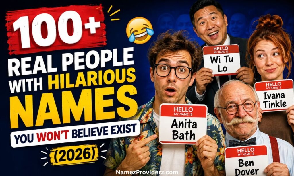 100+ Real People With Hilarious Names
