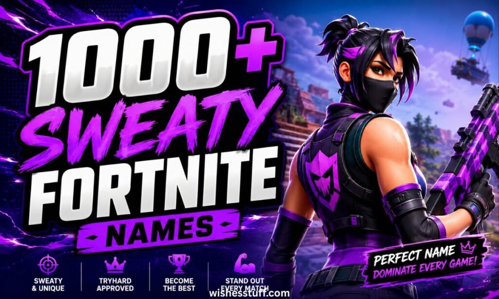 1000+ Sweaty Fortnite Names