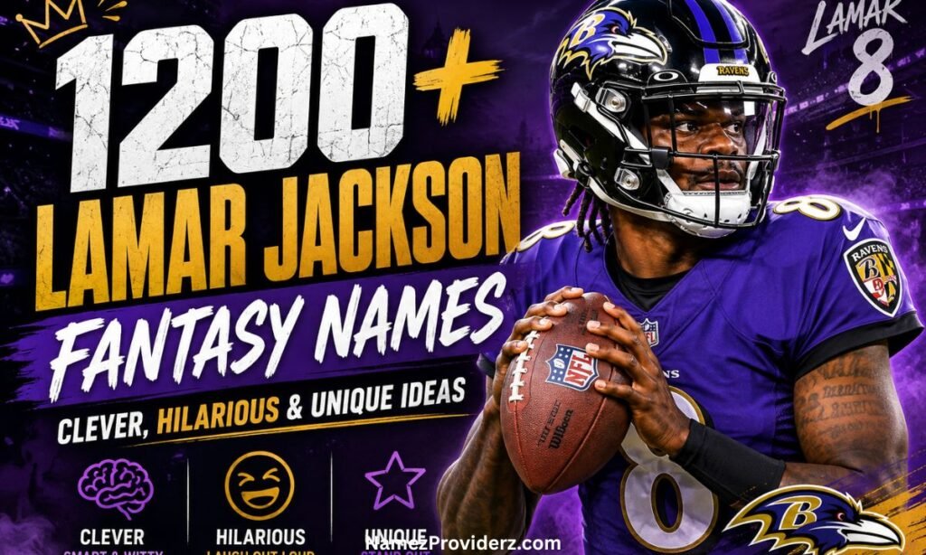 "1200+ Lamar Jackson fantasy names for 2025