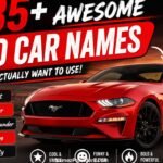 185+ Awesome Red Car Names Youll Actually Want to Use