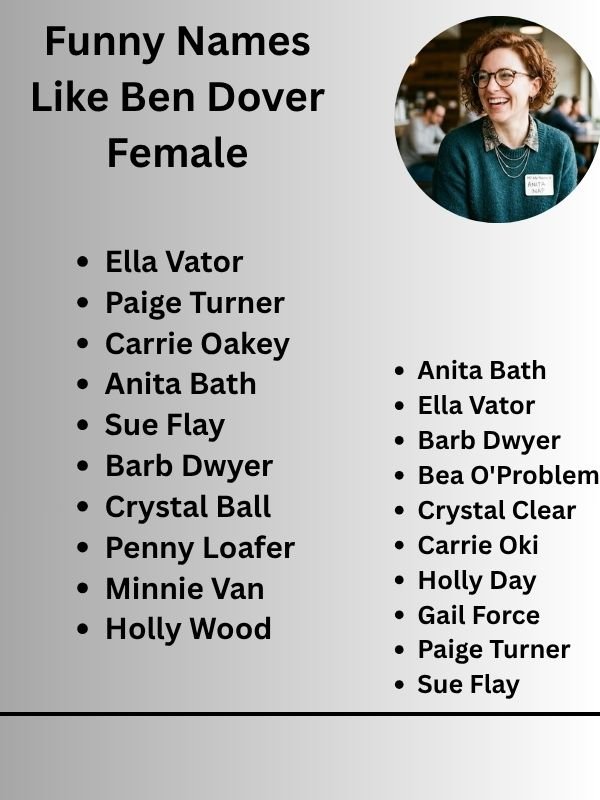 Funny Names Like Ben Dover Female