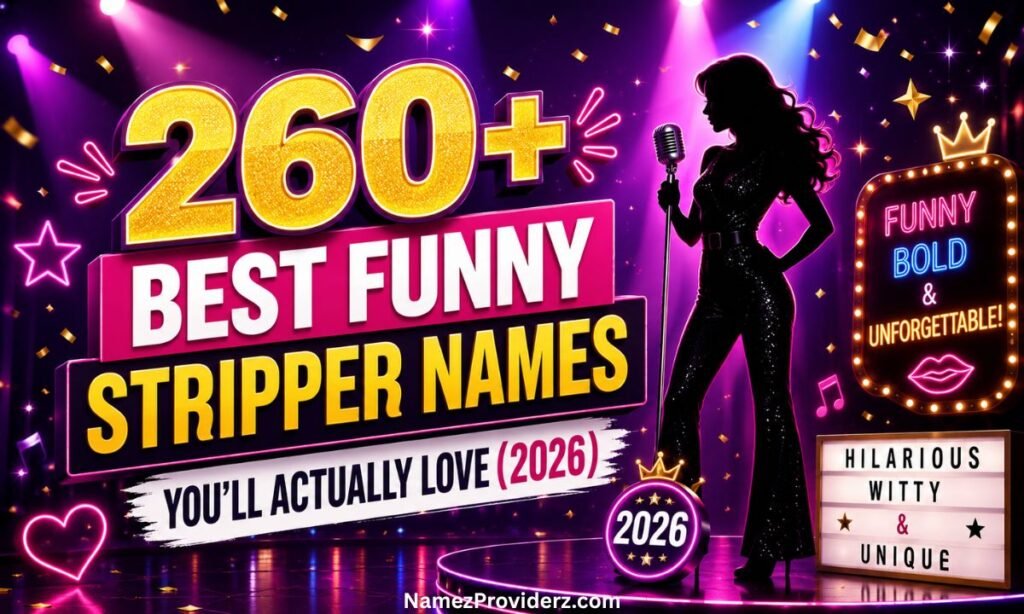260+ Best Funny Stripper Names