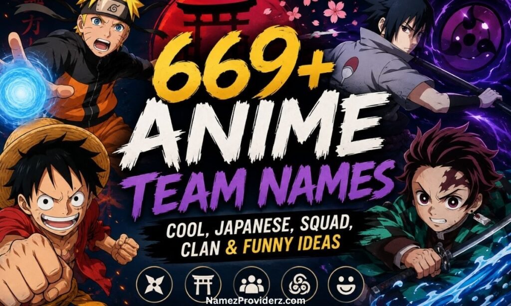 669+ Anime Team Names: Cool, Japanese, Squad, Clan & Funny Ideas