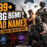 299+ PUBG BGMI Squad Names, Ranked, Casual and Killer Crews