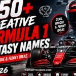 450+ Creative Formula 1 Fantasy Names Cool, Uni