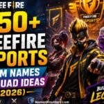 550+ FreeFire Esports Team Names & Squad Ideas (2026)
