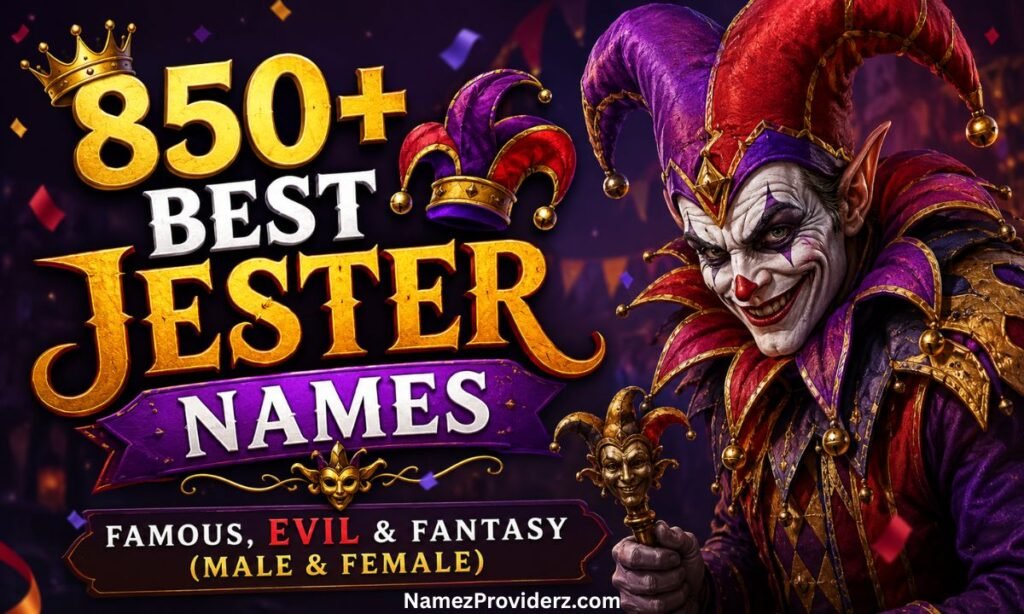850+ Best Jester Names Famous, Evil & Fantasy (Male & Female)