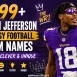899+ Justin Jefferson Fantasy Football Team Names Funny, Clever & Unique