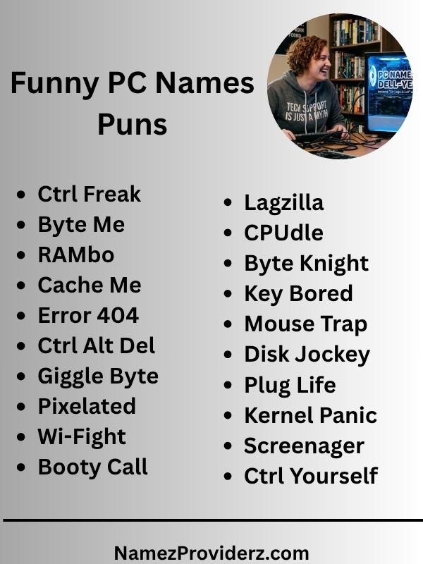 Funny PC Names Puns