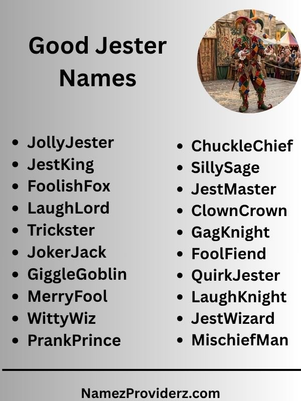 Good Jester Names