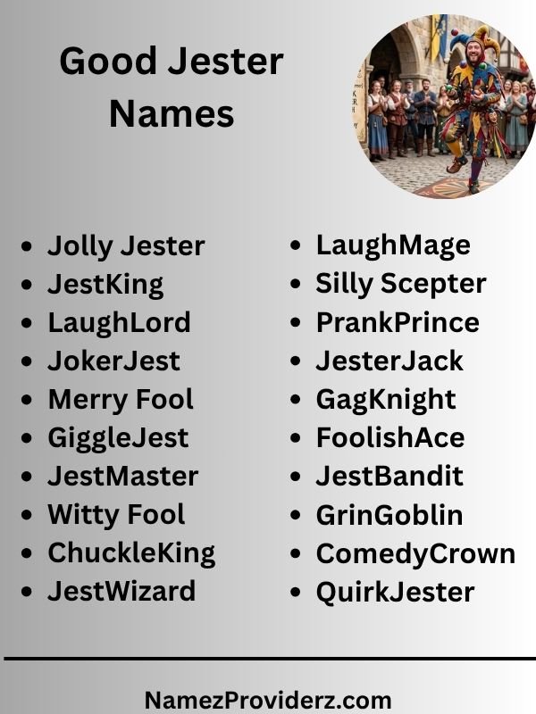 Good Jester Names