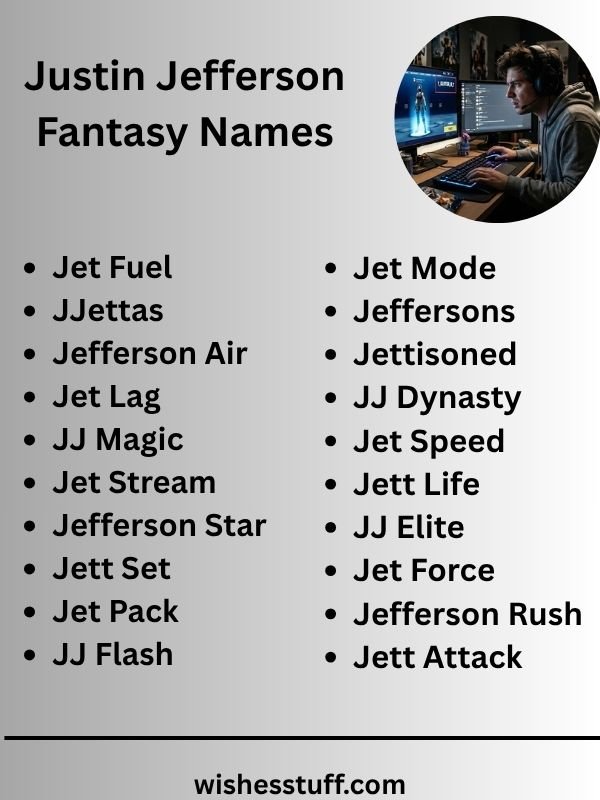 Justin Jefferson Fantasy Names