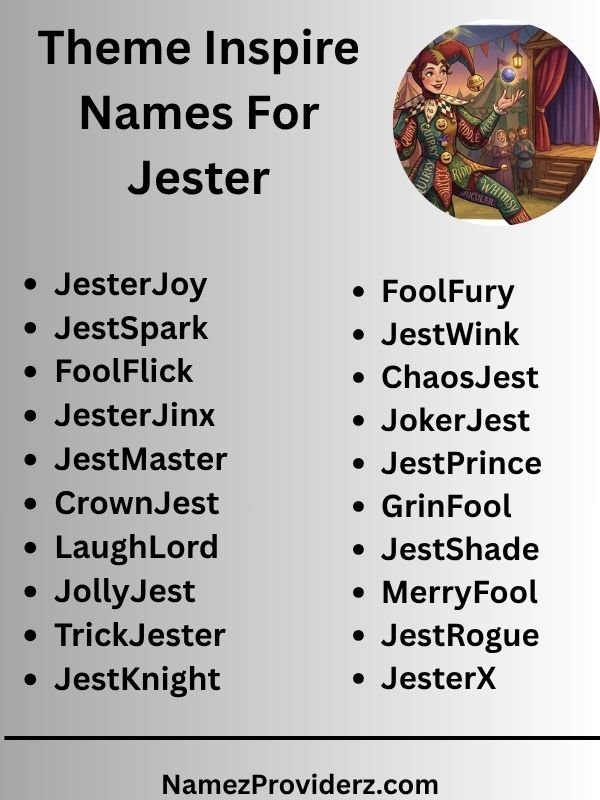 Theme Inspire Names For Jester