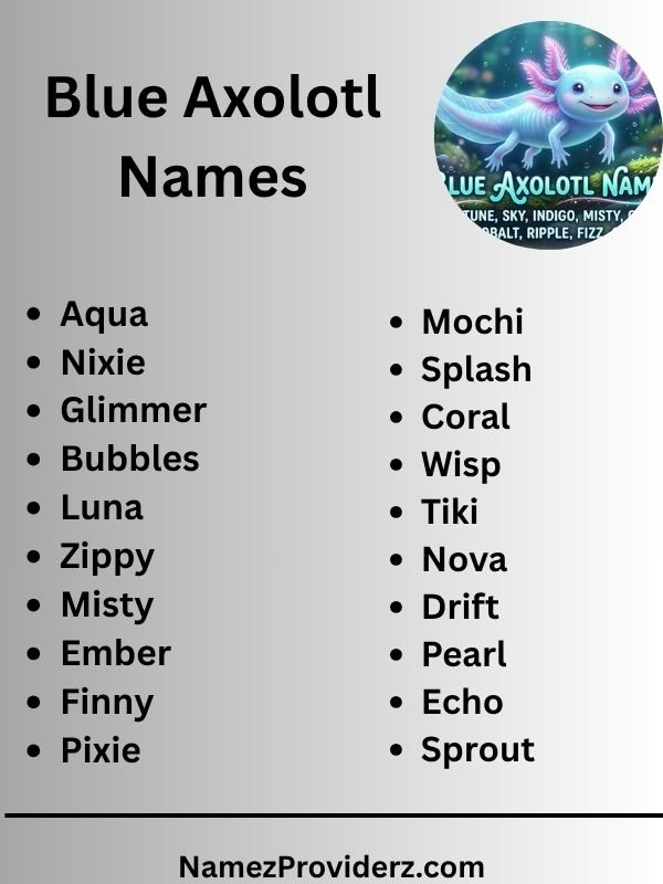 Fantasy Name Ideas For Axolotl