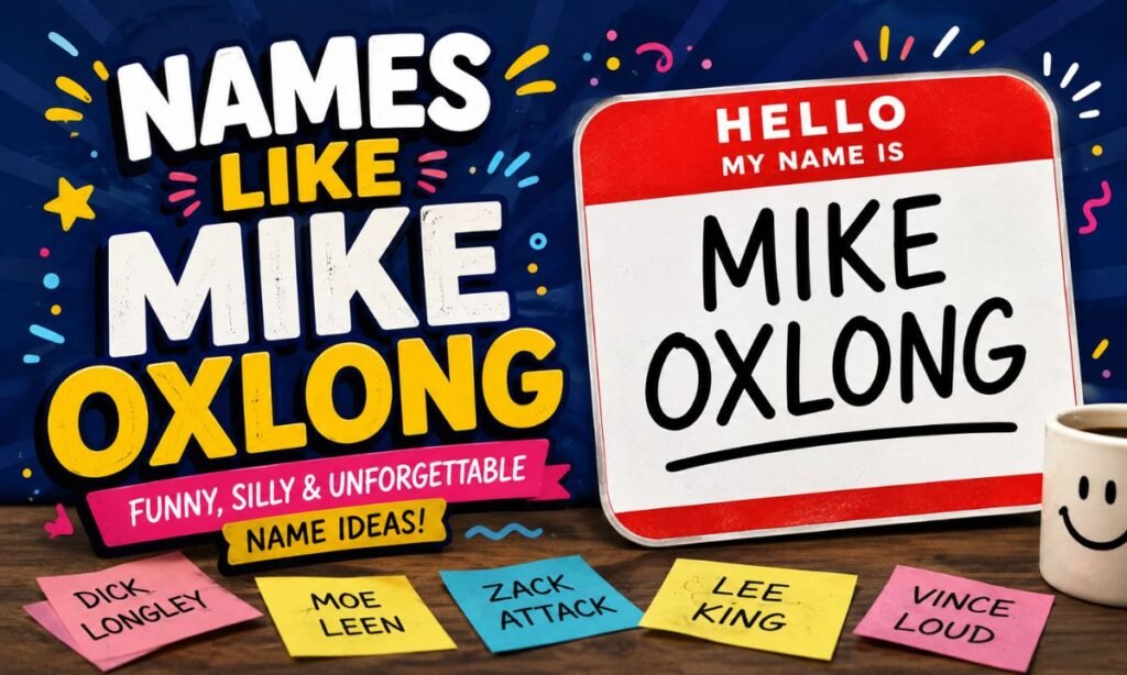 1000+ Names Like Mike Oxlong: Funny & Silly Adult Name Ideas for 2026