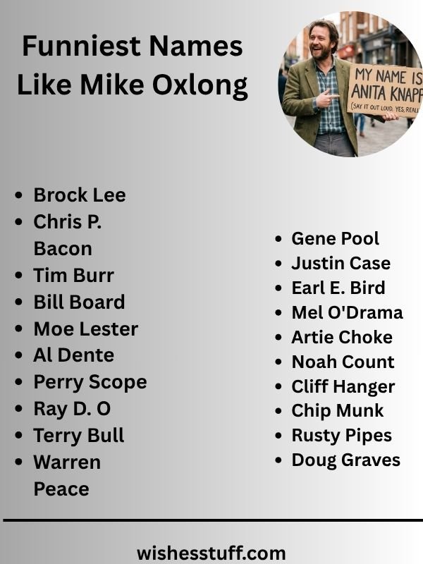 Funniest Names Like Mike Oxlong