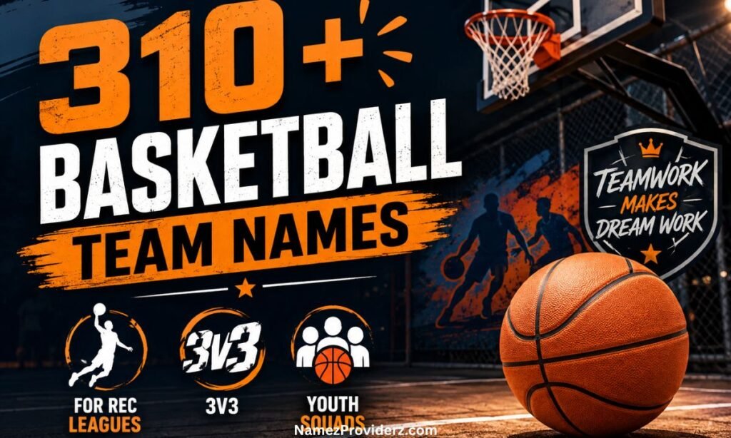310+ Basketball Team Names For Rec Leagues, 3v3 & Youth Squads