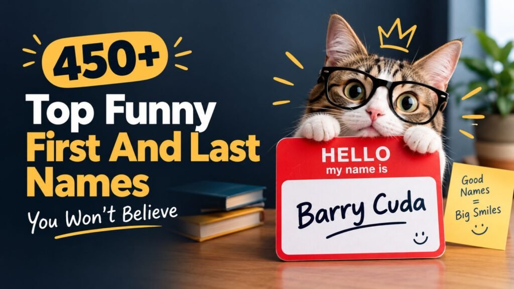 450+ Funny First And Last Names That Will Make You Laugh Out Loud