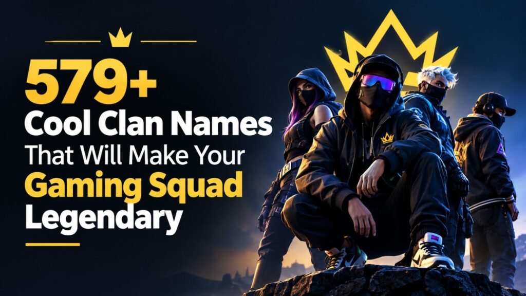 579+ Cool Clan Names That Will Make Your Gaming Squad Legendary
