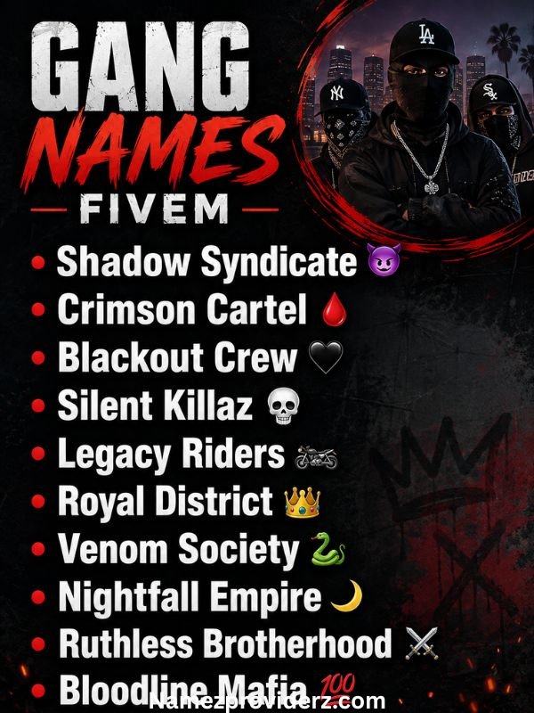 Gang Names Fivem
