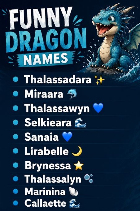 Funny Dragon Names