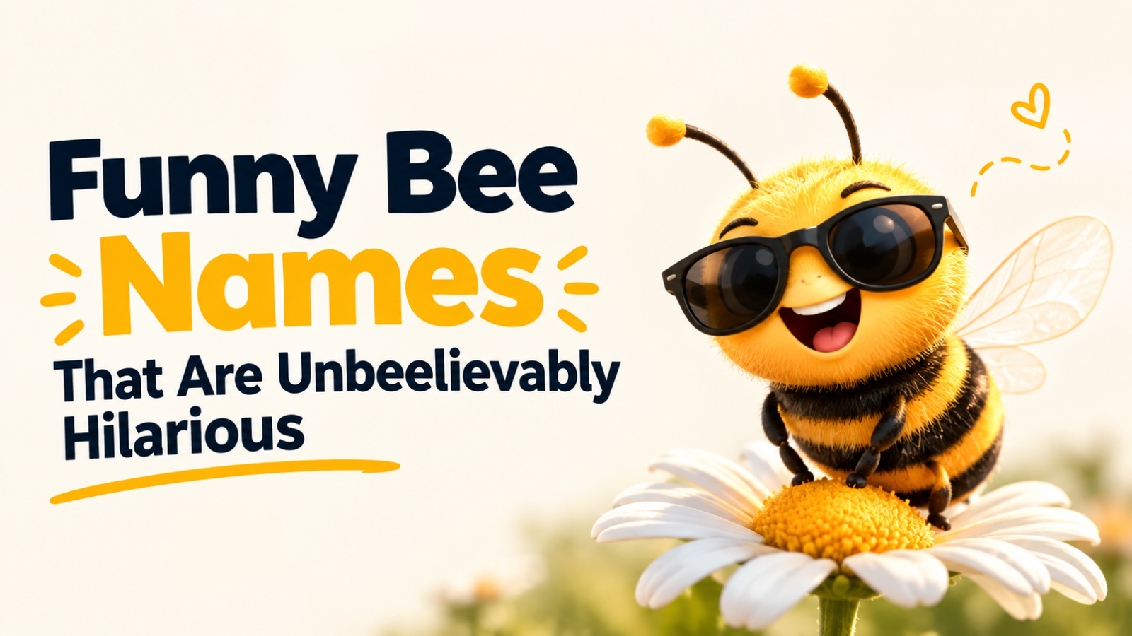 280+ Funny Bee Names So Sweet And Silly Your Hive Will Go Wild
