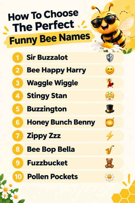 How To Choose The Perfect Funny Bee Names