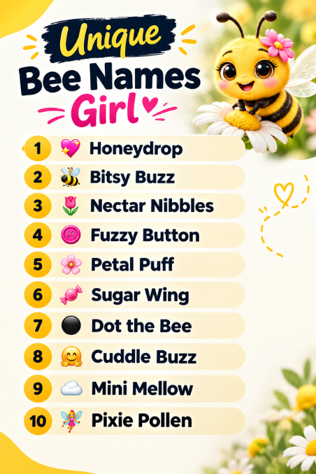 Unique Bee Names Girl