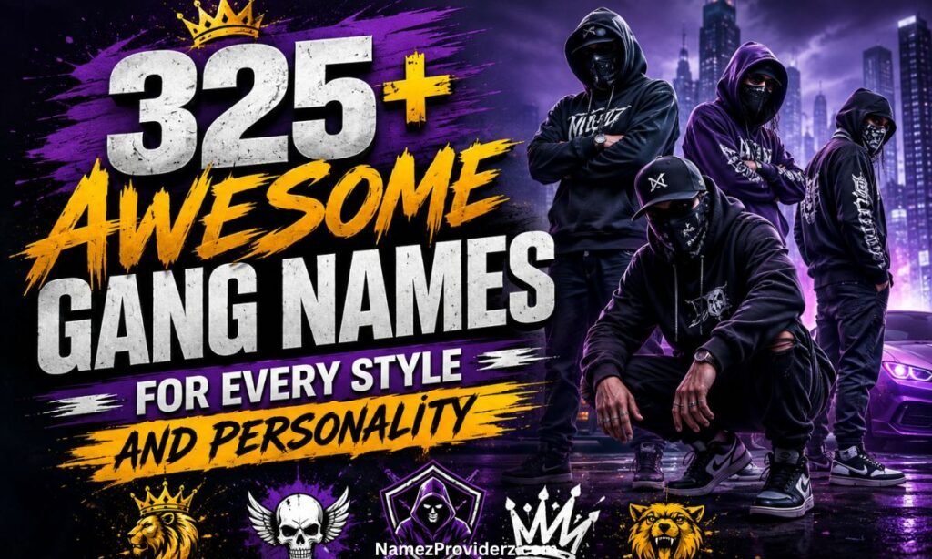 325+ Awesome Gang Names For Every Style And Personality