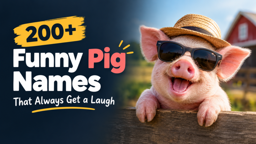 200+ Funny Pig Names That Always Get a Laugh
