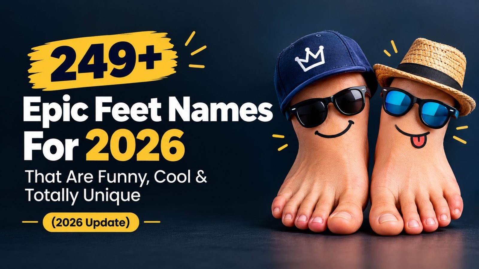 249+ Epic Feet Names For 2026 That Are Funny, Cool & Totally Unique(2026 Update)