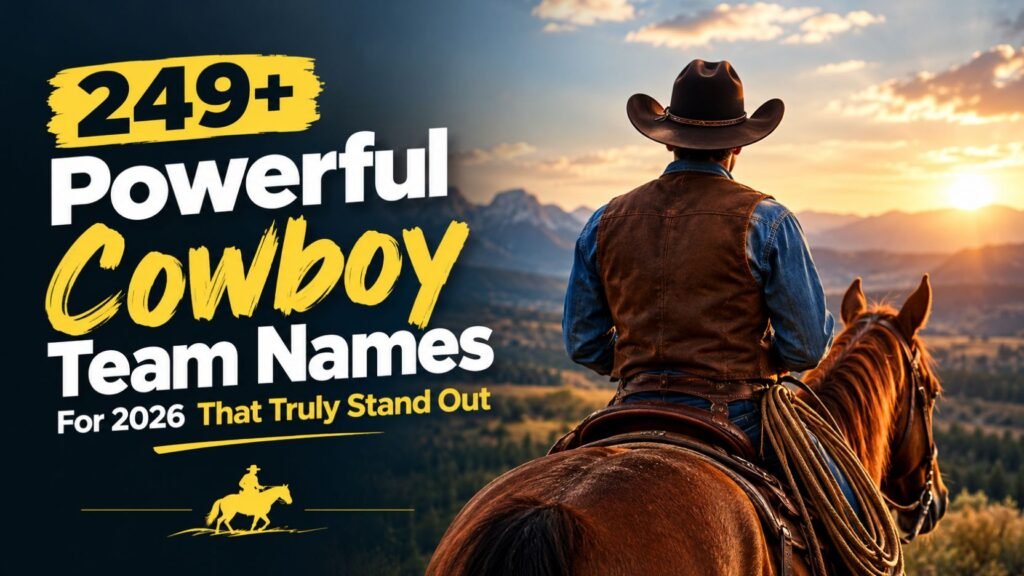 249+ Powerful Cowboy Team Names For 2026 That Truly Stand Out