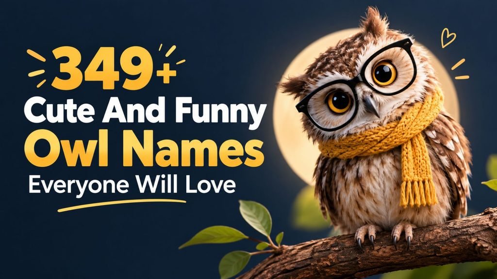 349 Cute And Funny Owl Names Everyone Will Love