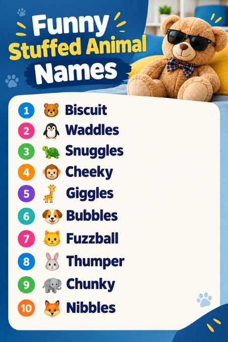 Funny Stuffed Animal Names