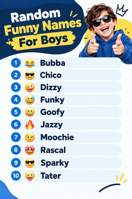 Random Funny Names For Boys