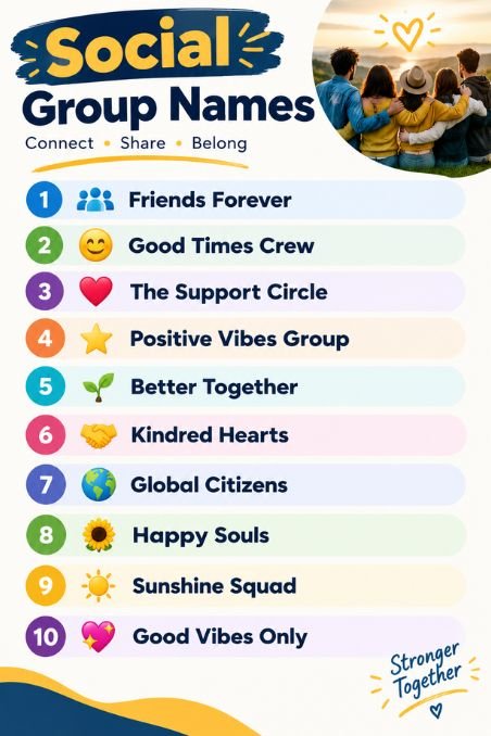 Social Group Names