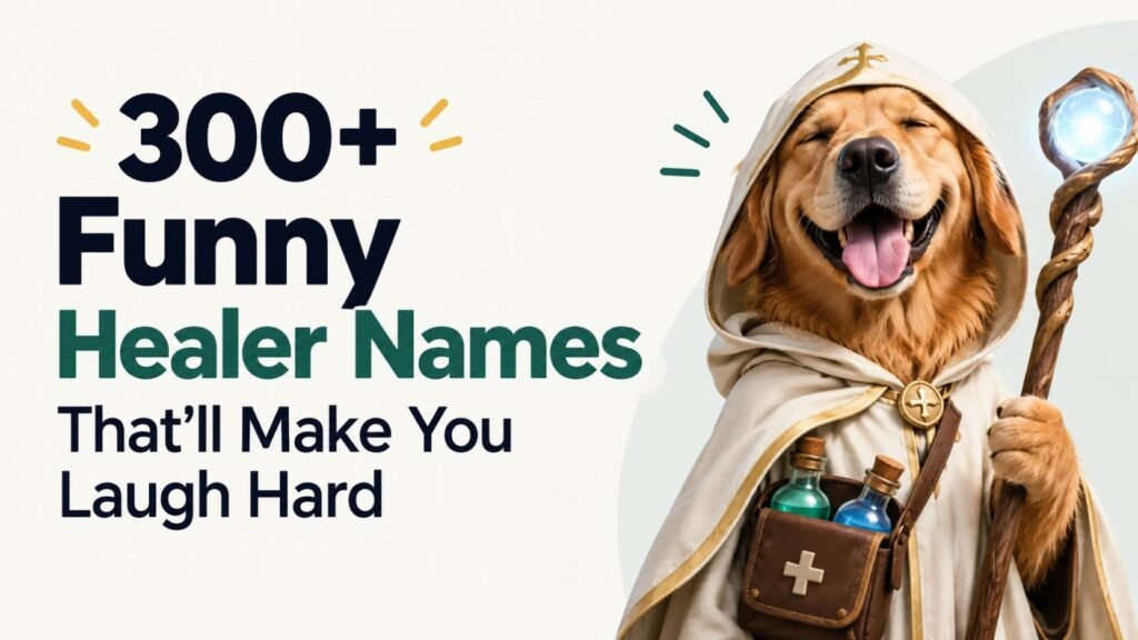 300+ Funny Healer Names That'll Make You Laugh Hard